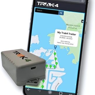 Trak-4 GPS Tracker. Well-Known in USA for Durability and Reliability. for Vehicles, Assets, Equipment. Extended Battery Life, Waterproof, Global Tracking. Subscription Required.